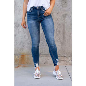 Vervet by Flying Monkey Jeans English Rain Haylie High Rise Size 28 (tub 5)